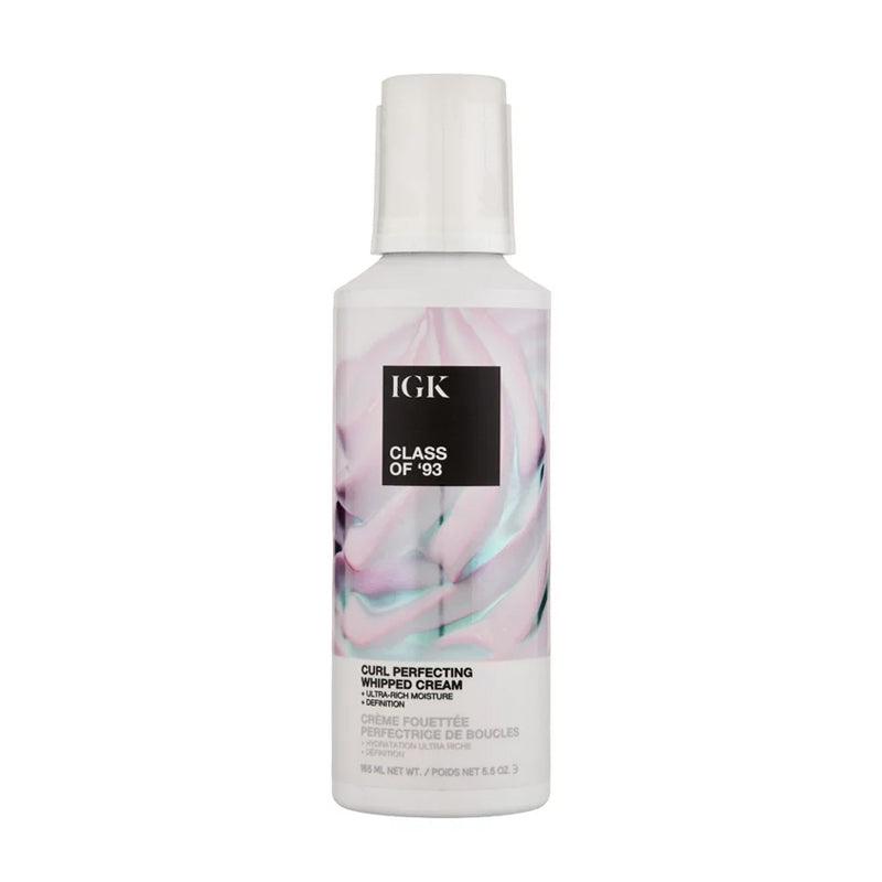 IGK Class of '93 Curl Perfecting Whipped Cream 5.5oz - professional hair care at The Bespoke Crown