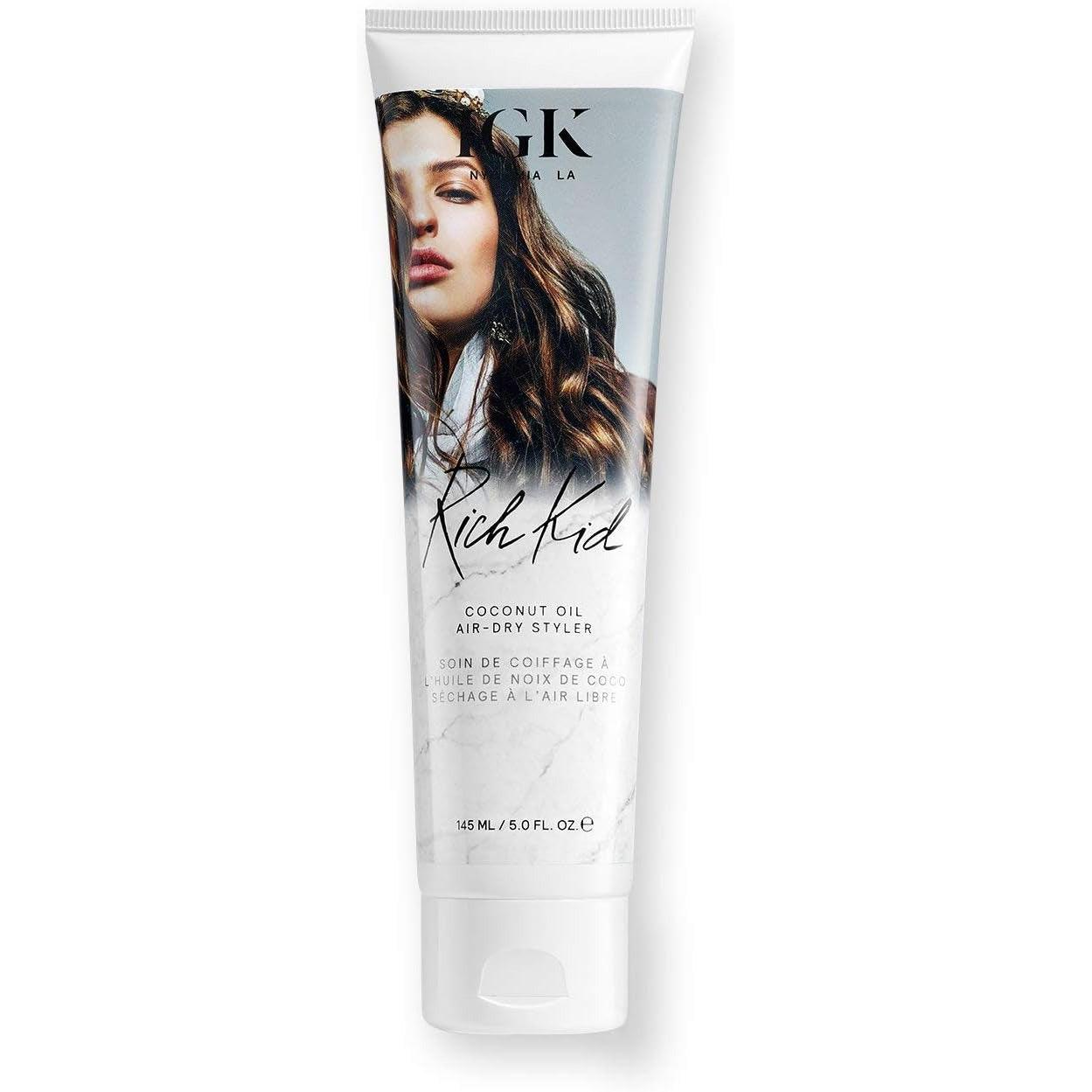IGK RICH KID Coconut Oil Gel 5oz - professional hair care at The Bespoke Crown