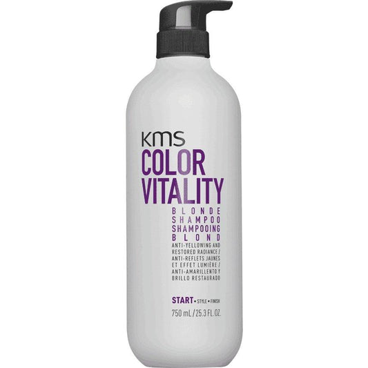 KMS ColorVitality Blonde Shampoo 750ml/25.3oz - professional hair care at The Bespoke Crown