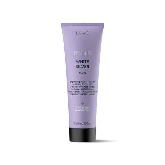 Lakme Teknia White Silver Mask front view