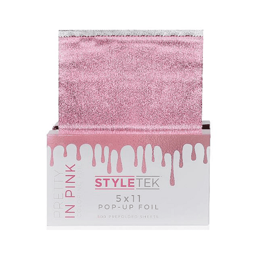 Styletek Pretty In Pink Embossed Pop-Up Foil 500ct 5x11 - professional hair accessories at The Bespoke Crown